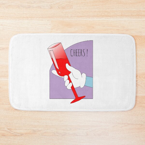 Item preview, CHEERS! Red Wine Glass designed and sold by PodiShawna.