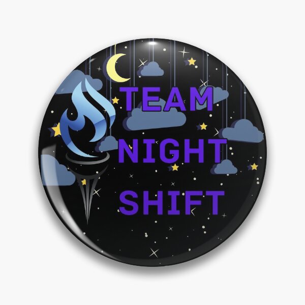 Item preview, Team Night Shift - Graphic Design designed and sold by cypher33.