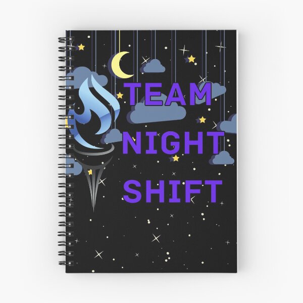Item preview, Team Night Shift - Diseño gráfico designed and sold by cypher33.