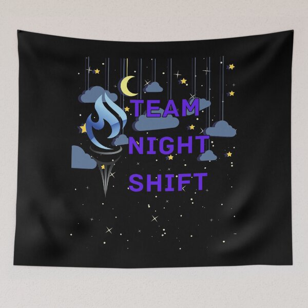 Item preview, Team Night Shift - Graphic Design designed and sold by cypher33.