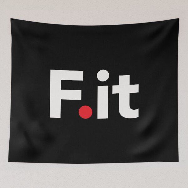 Item preview, Funny Gym Slogan | F it Anti-Fitness Message designed and sold by SpoofTShirts.