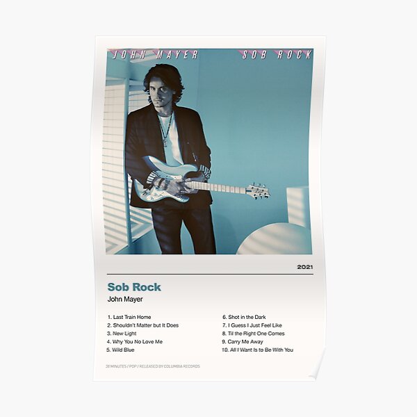 John Mayer - Sob Rock Poster