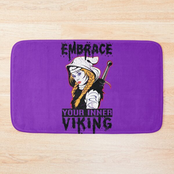 Item preview, Viking pretty girl power motivational Norse design designed and sold by pomie01.
