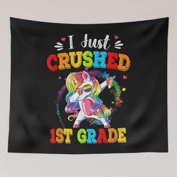 Item preview, I Just Crushed 1st Grade Dabbing Unicorn Back To School 2021 designed and sold by begin-again.