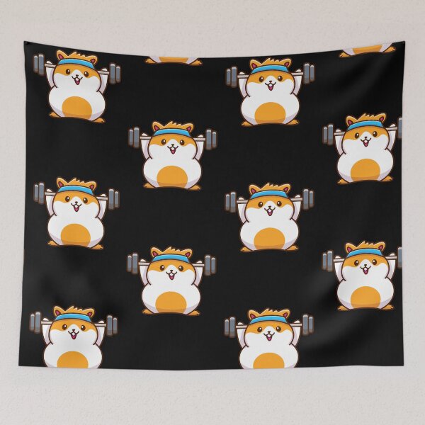 Item preview, Hamster Enjoy Work out designed and sold by LeHongTien.