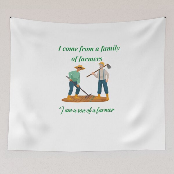 Item preview, son of a farmer gifts for a holiday ,funny farming family quotes designed and sold by DANT-shirts.