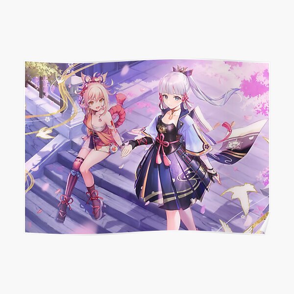 Ayaka & Yoimiya - Genshin Impact Poster