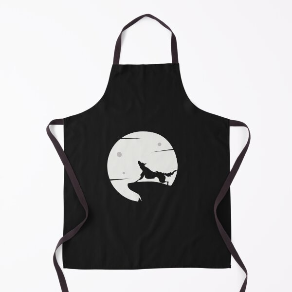 Item preview, Wolf Howling against moon minimal design designed and sold by DopeDesign111.