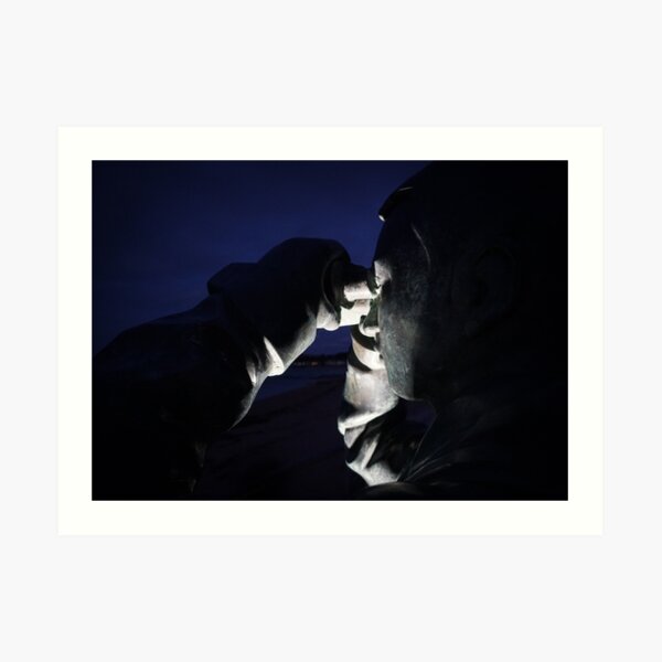 The Watcher at night Art Print