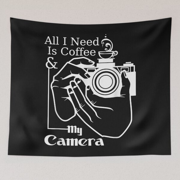 Item preview, Photography All I Need is Coffee and My Camer - Funny Photography designed and sold by begin-again.