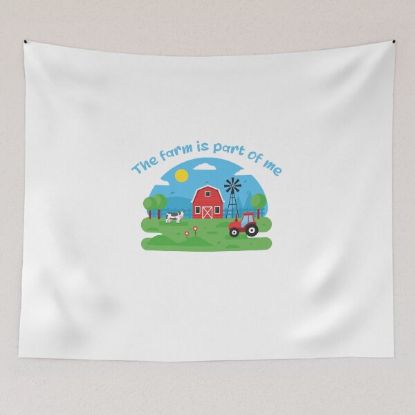 Item preview, The farm is part of me. farmer slogan ,funny gifts for farmers  designed and sold by DANT-shirts.