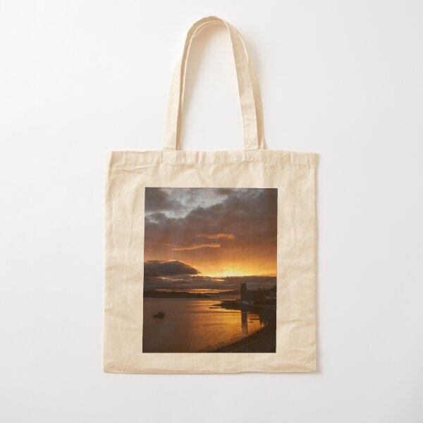 Sunset from Oban Cotton Tote Bag