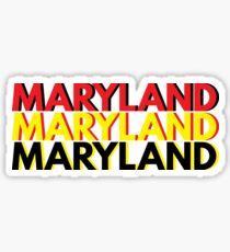 Triple MARYLAND Sticker