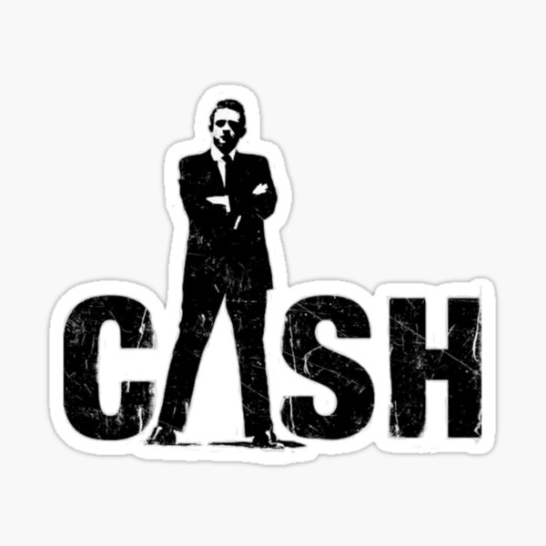 Johnny Cash Sticker