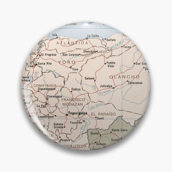 Item preview, Honduras Map (1985) Latin American Country Atlas designed and sold by BravuraMedia.