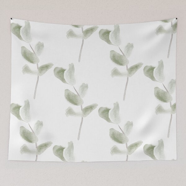 Aperçu de l'œuvre Eucalyptus aquarelle créée et vendue par OwnDesignOnline.
