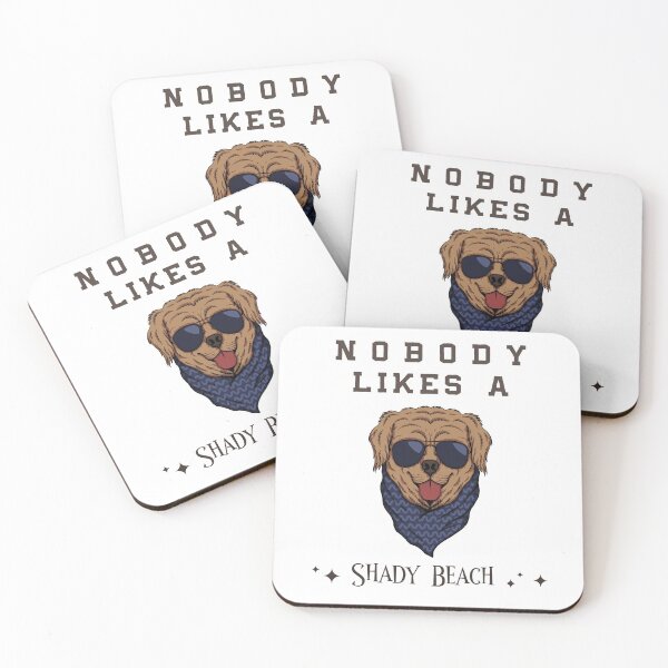 Item preview, Nobody Likes a Shady Beach designed and sold by Fiona-Lynn Designs.