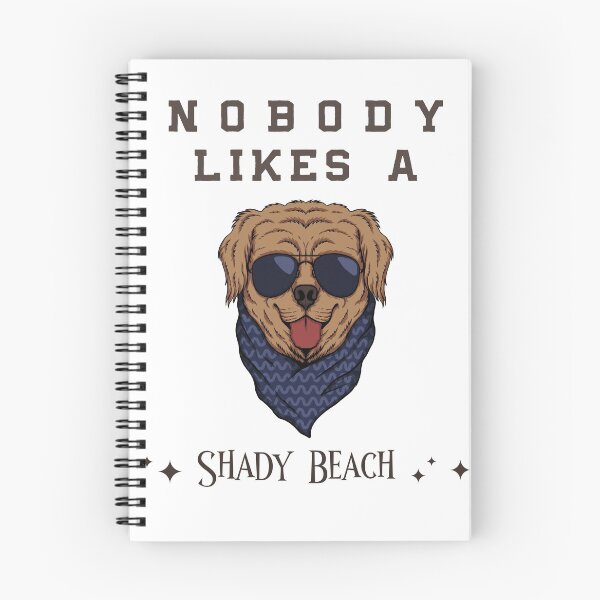 Item preview, Nobody Likes a Shady Beach designed and sold by Fiona-Lynn Designs.