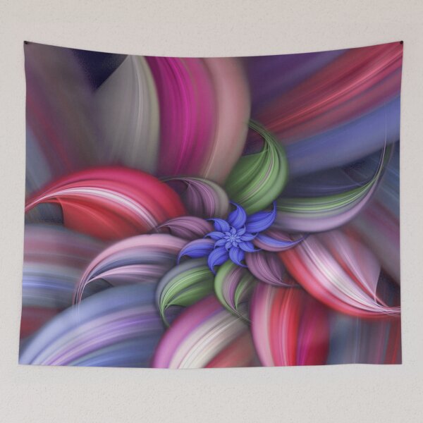 Artikelvorschau, Regenbogenblumeneffekt abstrakte Kunst entworfen und verkauft von NexusArts.