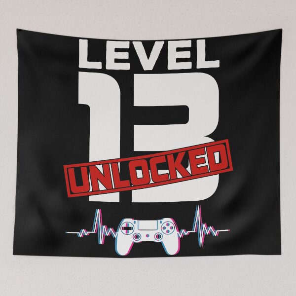 Item preview, Level 13 Unlocked - Born in 2008 Gaming - 13nd Birthday Anniversary Video Game Father's Day Christmas Present. designed and sold by ALITOPRINCE.