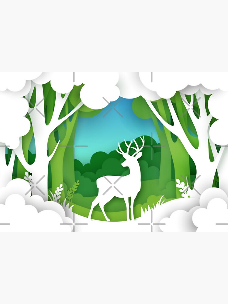 Forest Animals Paper Stickers