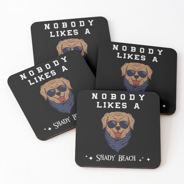 Item preview, Nobody Likes a Shady Beach designed and sold by Fiona-Lynn Designs.