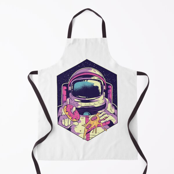 Item preview, Astronaut Eating Donut and Pizza designed and sold by mehdi-bianco.