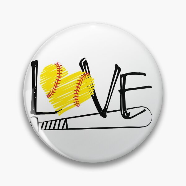 Item preview, Love Softball Symbol designed and sold by LeHongTien.