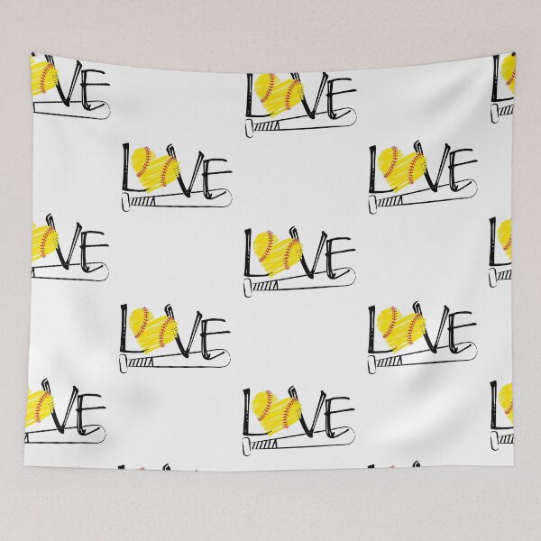 Item preview, Love Softball Symbol designed and sold by LeHongTien.