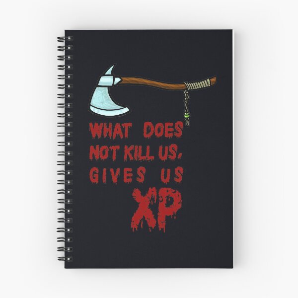 Item preview, What does not kill us gives us xp designed and sold by sandpiperstudio.