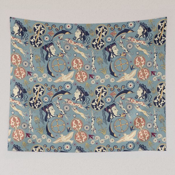 Item preview, Mycenaean Fresco Motifs Pattern designed and sold by AlexanderPetela.