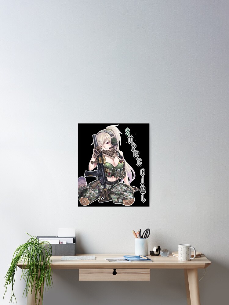 Póster «Super chica anime con una pistola» de OlesiaArt | Redbubble Póster «Super chica anime con una pistola» de OlesiaArt | Redbubble