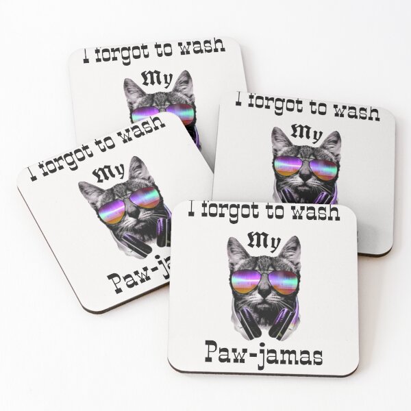 Item preview, i forgot to wash my paw-jamas designed and sold by shop-course.