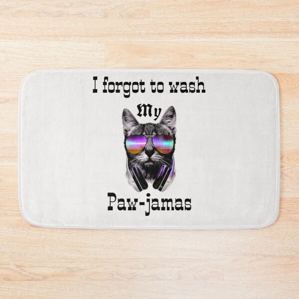 Item preview, i forgot to wash my paw-jamas designed and sold by shop-course.