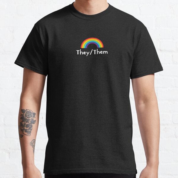 Ils/Eux Pronom Sombre T-shirt classique