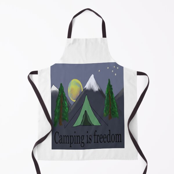 Item preview, Camping is freedom designed and sold by CottagePop.