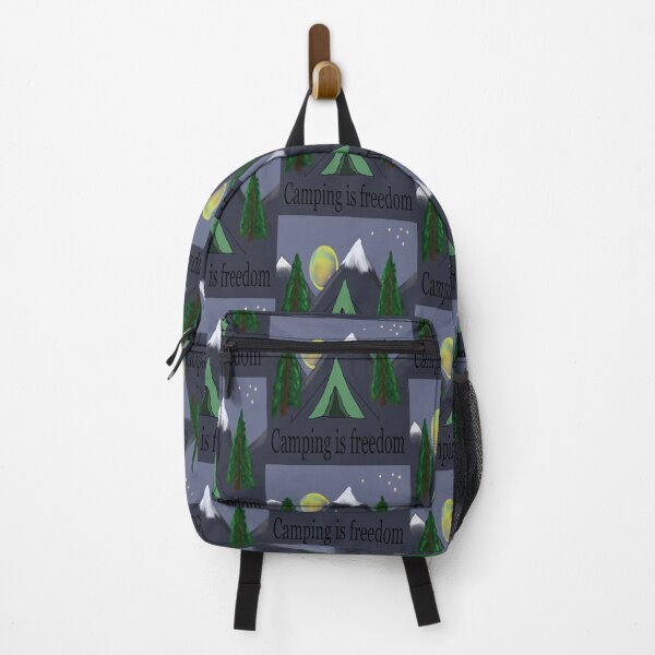 Item preview, Camping is freedom designed and sold by CottagePop.