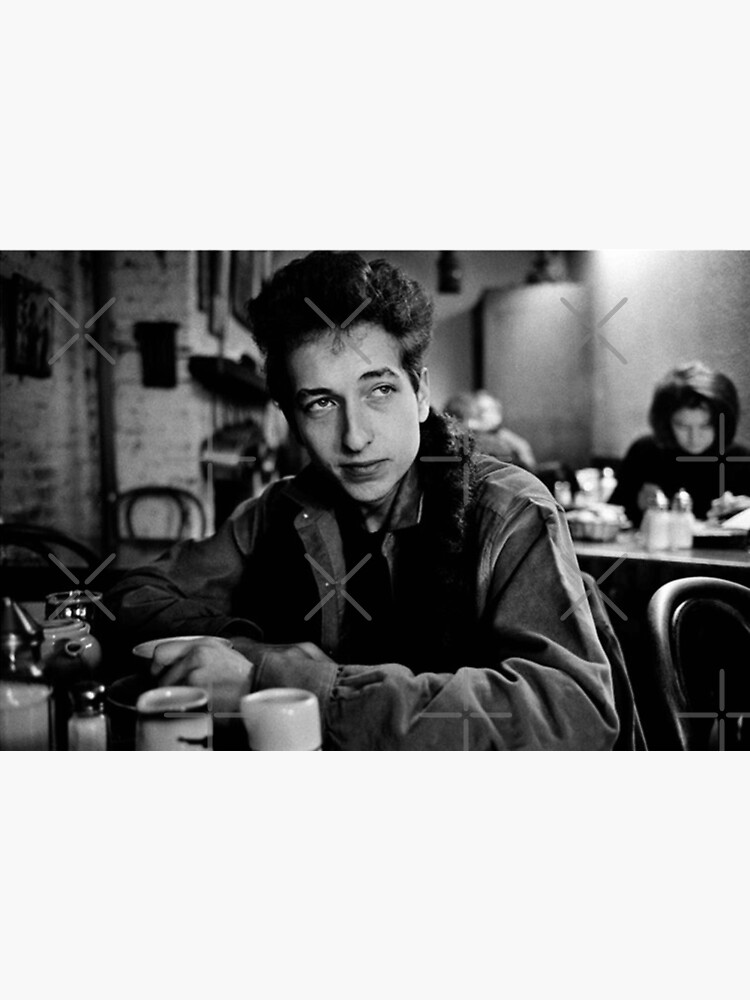 Disover Portrait Dylan In A Cafe Premium Matte Vertical Poster