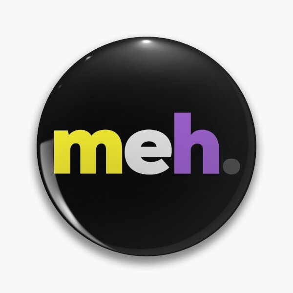 Item preview, meh. Nonbinary Pride designed and sold by Subtle Pride Shop.