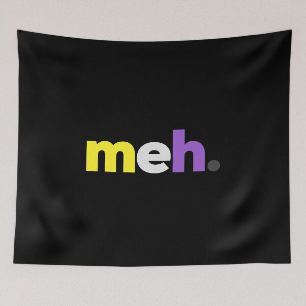 Item preview, meh. Nonbinary Pride designed and sold by Subtle Pride Shop.