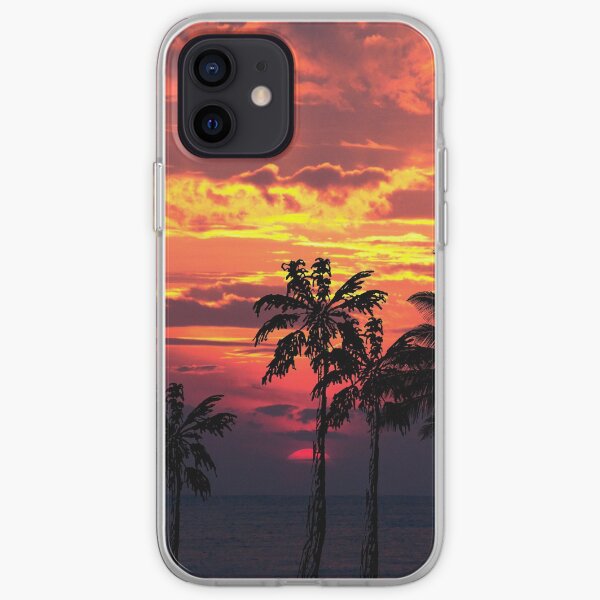 Aqua turquoise pink blue purple iPhone Soft Case