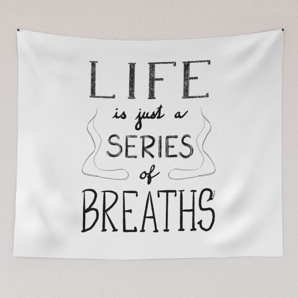 Item preview, Life is just a series of breaths designed and sold by Pragonette.