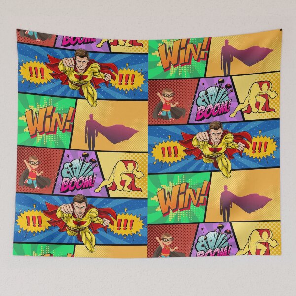 Item preview, Super Hero Comics designed and sold by MrJean.
