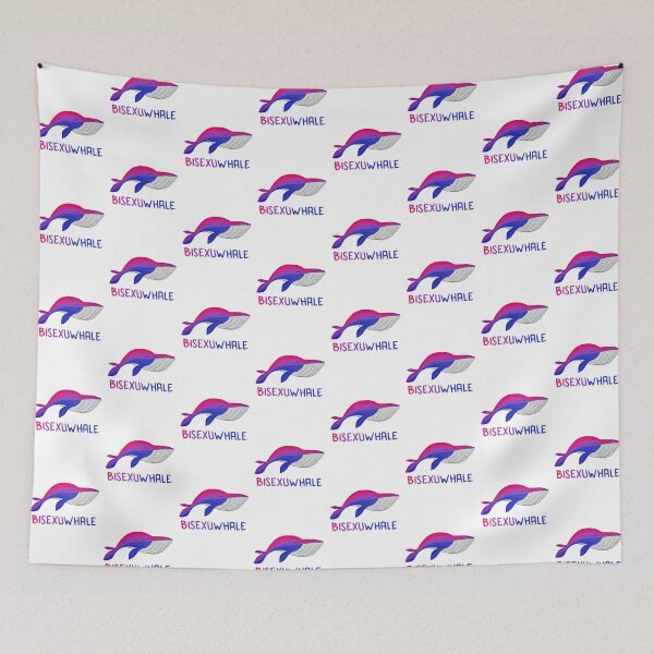 Item preview, Bisexuwhale, Cute Bisexual Whale, Pride Gift Idea designed and sold by GoldenGerrari.