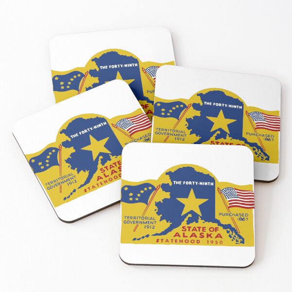 Item preview, Vintage Style Alaska Design designed and sold by Decal Mania.