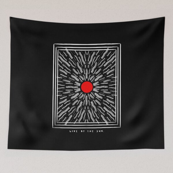 Item preview, Live By The Sun (white font) designed and sold by UndrTheSunPicks.