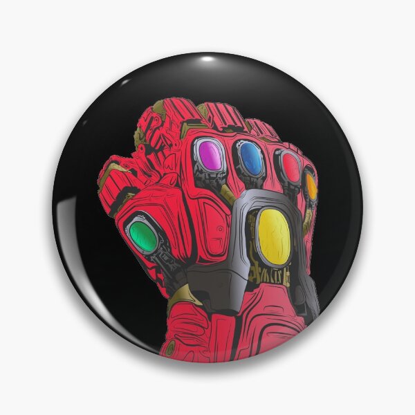 Item preview, Nano Gauntlet Red on Black designed and sold by ninjomaa.