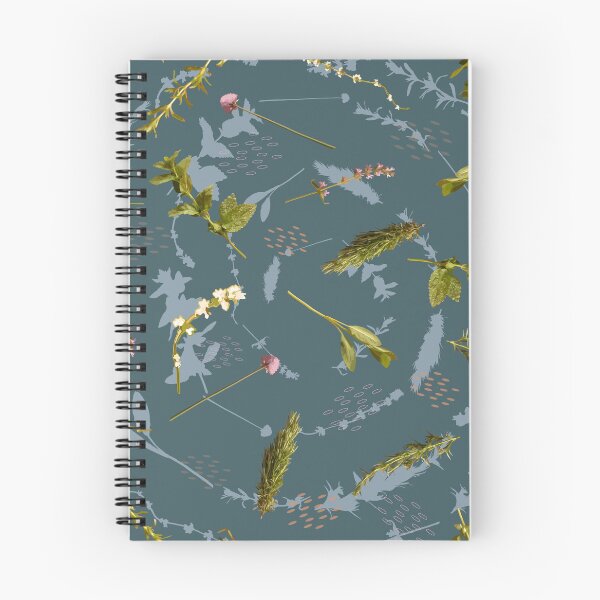 Item preview, Herbspiral garden pattern in blue designed and sold by Breurs.