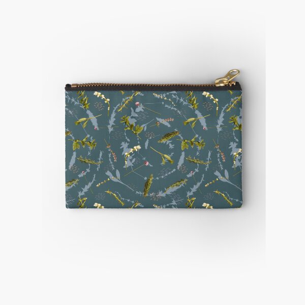 Item preview, Herbspiral garden pattern in blue designed and sold by Breurs.