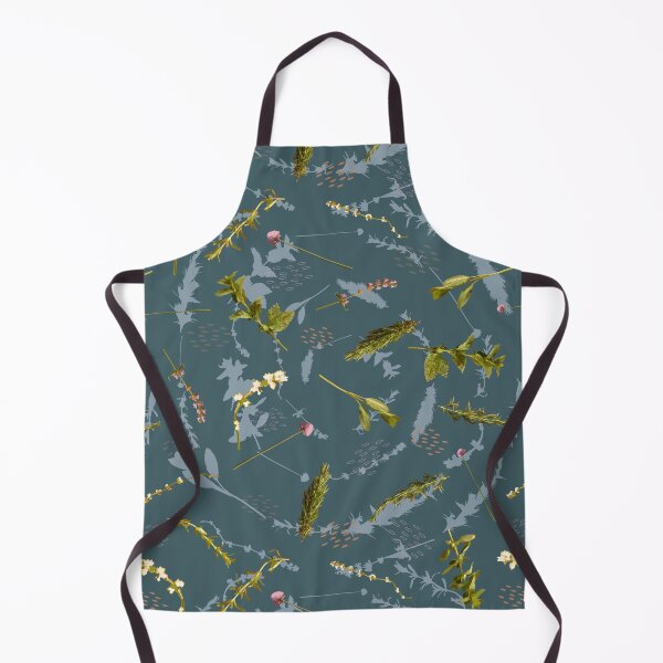 Item preview, Herbspiral garden pattern in blue designed and sold by Breurs.